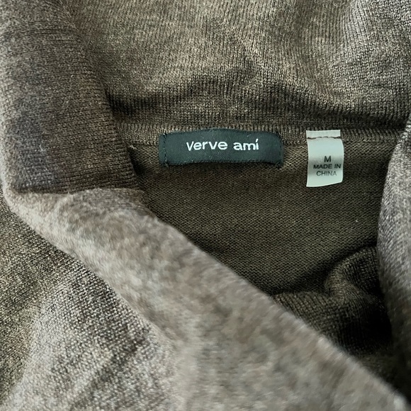 Woman’s Cowl Neck Assyemtetrical
Heather Carmel Sweater - Picture 3 of 4